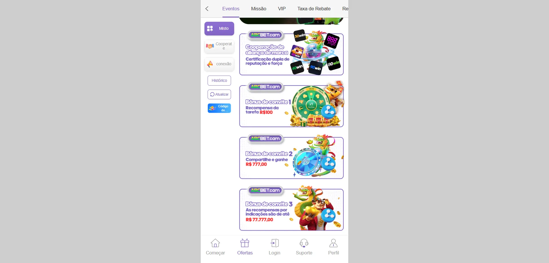 Bônus de boas-vindas e promoções da plataforma abcbet para brasileiros